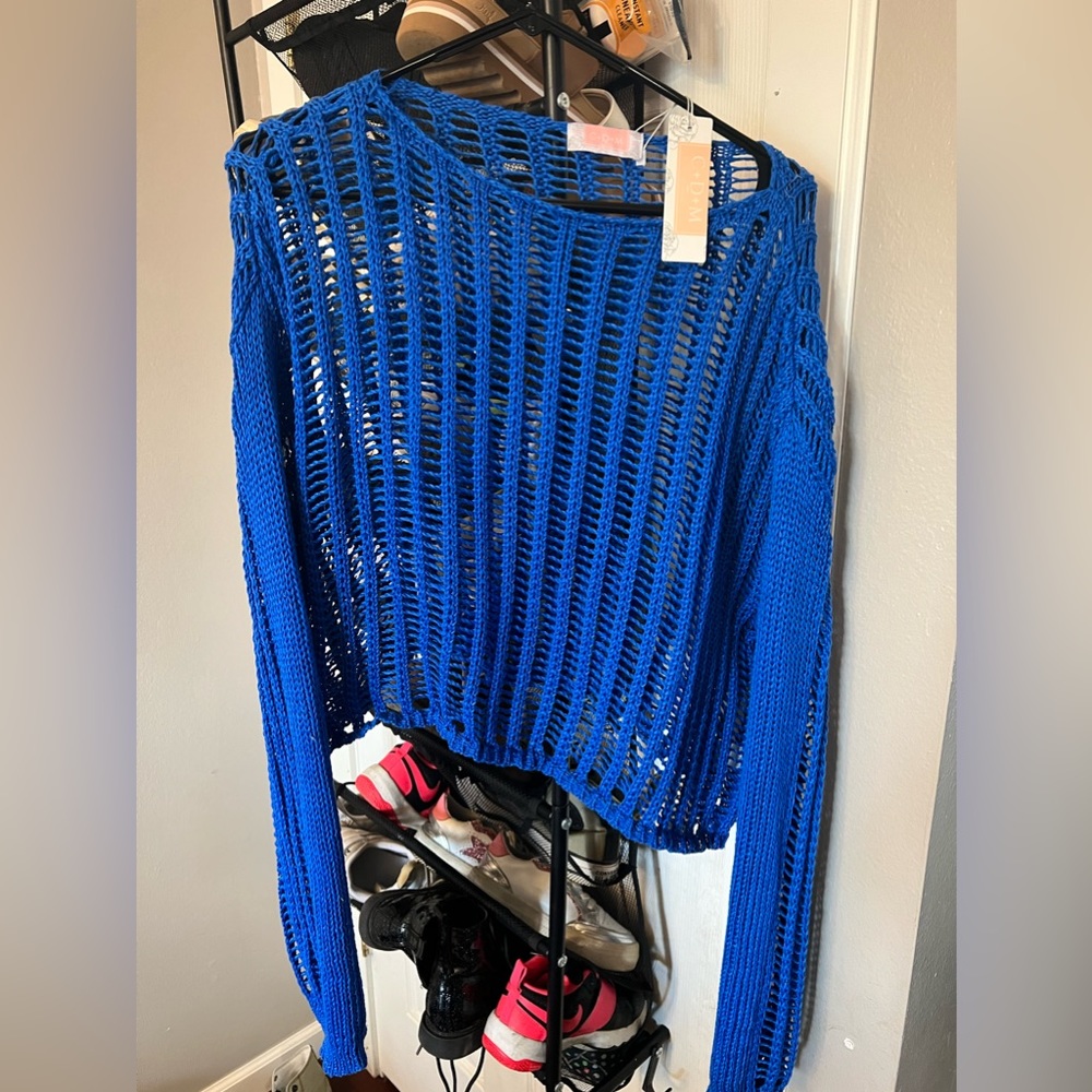 Local boutique cropped sweater
